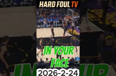 NBA Top Dunks Highlight 2026-2-24 Part 3 #viral #shorts #hardfoultv #dunk
