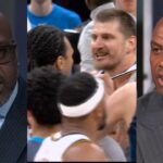 Shaq and Chuck react to Nikola Jokic fight with Lu Dort and OKC after cheap shot