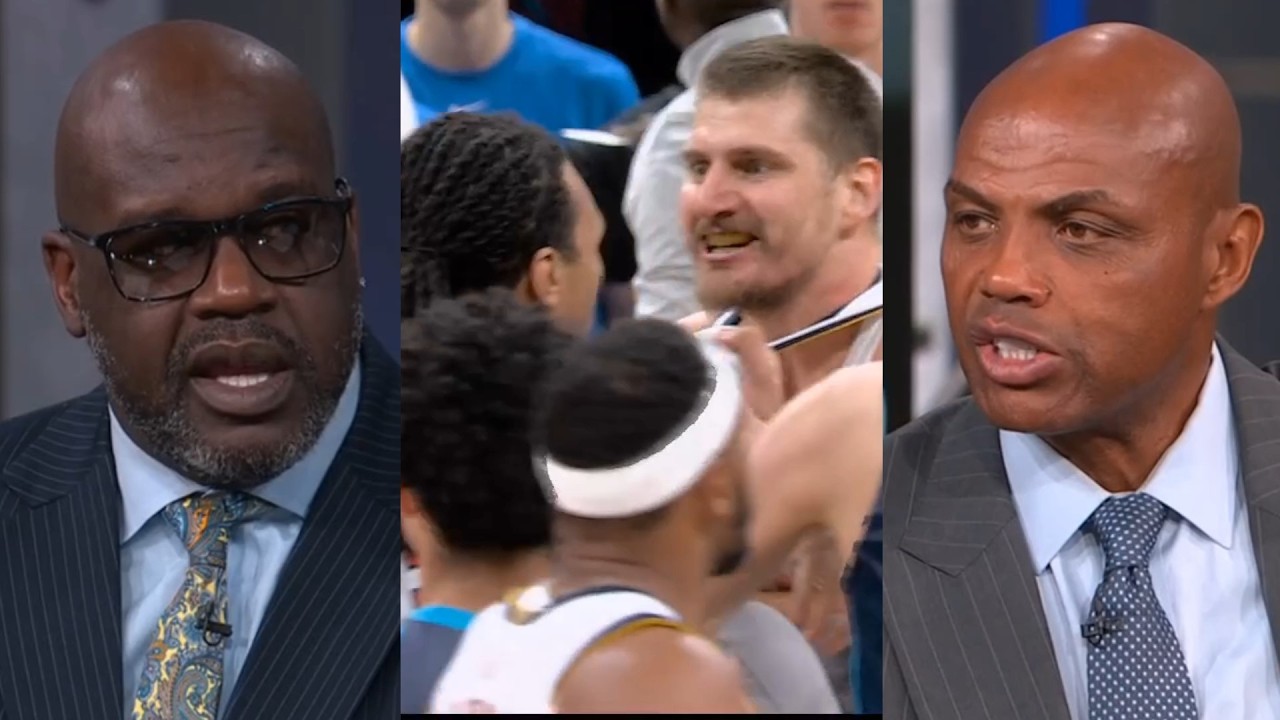 Shaq and Chuck react to Nikola Jokic fight with Lu Dort and OKC after cheap shot