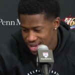VJ Edgecombe Calls Out NBA Media Reporting Sixers Star Joel Embiid Does NOT Want to Play Hurt