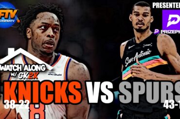 Knicks vs Spurs Play-By-Play Show - Live Watch Along - Knicks Fan TV