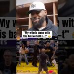 LeBron says Savannah is done with basketball 😂