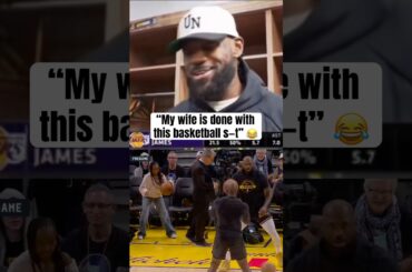 LeBron says Savannah is done with basketball 😂