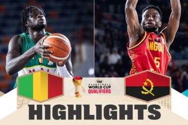 Mali 🇲🇱 v Angola 🇦🇴 | Highlights | FIBA Basketball World Cup 2027 African Qualifiers