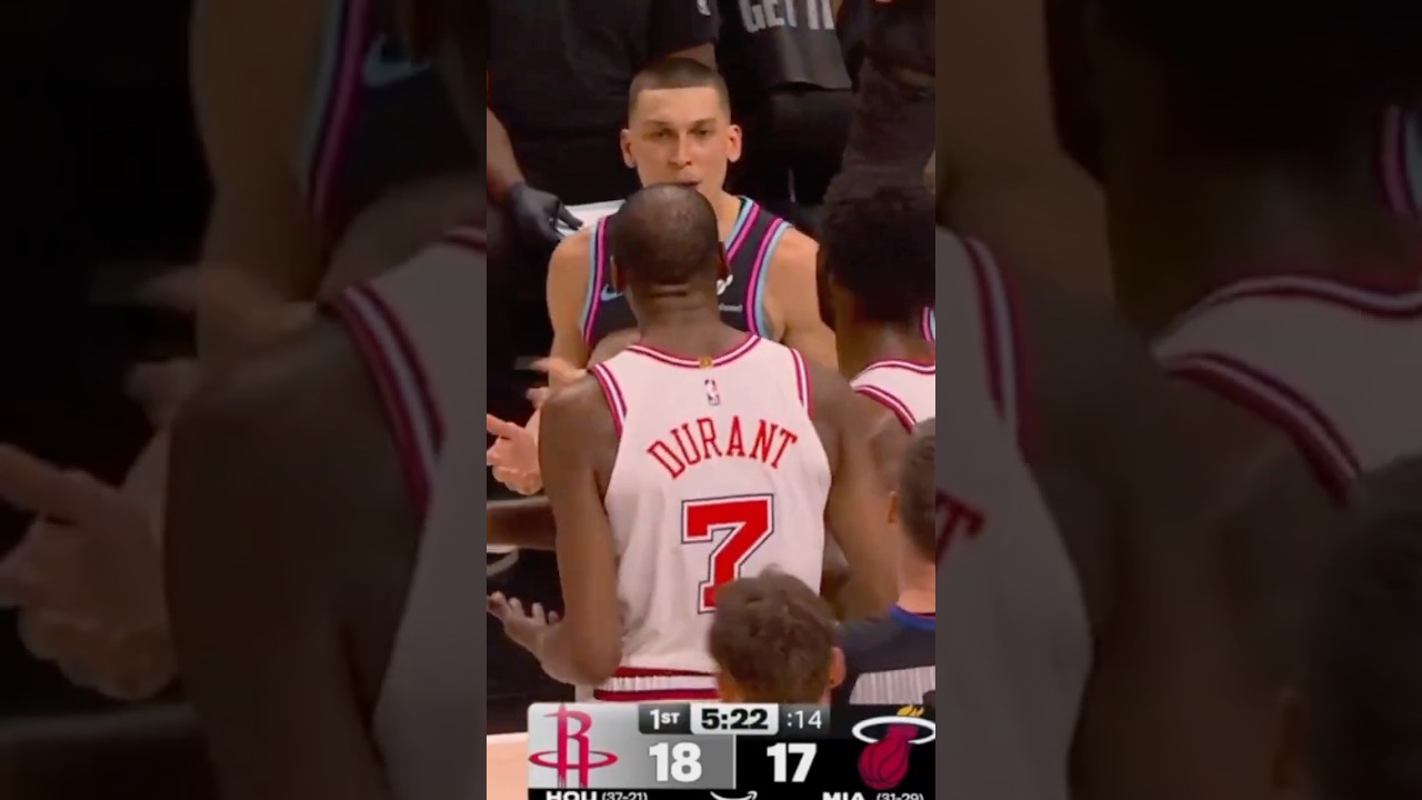 😡 Tyler Herro ENFADA a Kevin Durant con este TRASH TALKING 👀
