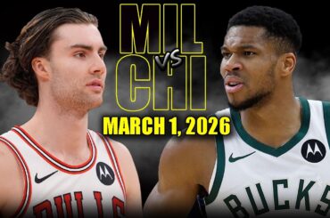 Milwaukee Bucks vs Chicago Bulls Full Game Highlights – March 1, 2026 | NBA Season
