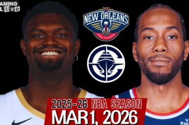 (LIVE) Kawhi Leonard BACK In Action | New Orleans Pelicans vs Los Angeles Clippers Live Stream