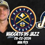 Denver Nuggets vs Utah Jazz 3/2/26 NBA Free Picks & Prediction | NBA Betting Tips