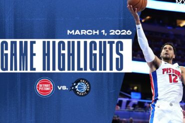 Pistons Win!!! | Game Highlights Detroit Pistons vs Orlando Magic | 03.01.26