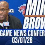 Mike Brown on Knicks' stellar defense in 114-89 victory over the Spurs on Sunday at MSG