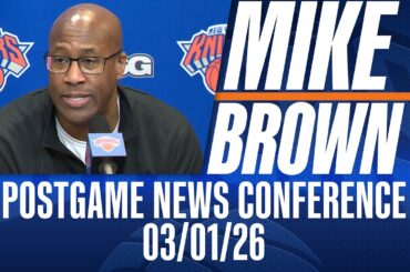 Mike Brown on Knicks' stellar defense in 114-89 victory over the Spurs on Sunday at MSG