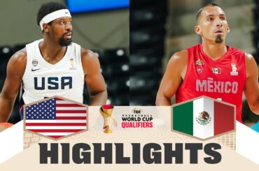 USA 🇺🇸 v Mexico 🇲🇽 | Highlights | FIBA Basketball World Cup 2027 Americas Qualifiers