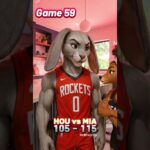 Houston Rockets vs Miami Heat | Game 59  #Rockets #ALLFIRE #NBA #RedNation #clutchcity