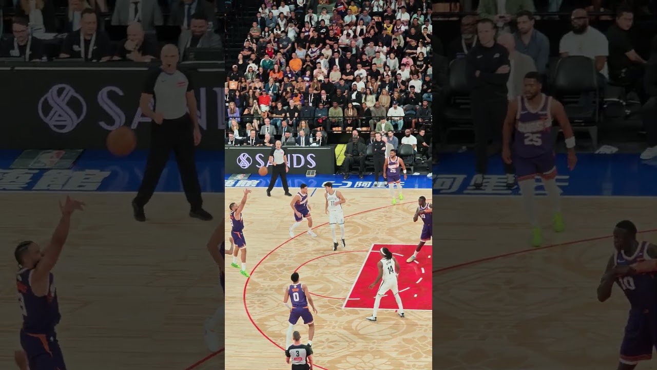 NBA China Game 2025  NBA 中國賽 Brooklyn Nets vs Phoenix Suns 布魯克林籃網, 鳳凰城太陽,
