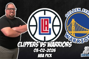 Los Angeles Clippers vs Golden State Warriors 3/2/26 NBA Free Picks & Prediction | NBA Betting Tips