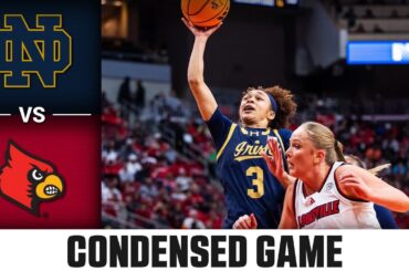 Notre Dame vs. Louisville Condensed Game | 2025-26 ACC Women's Basketball