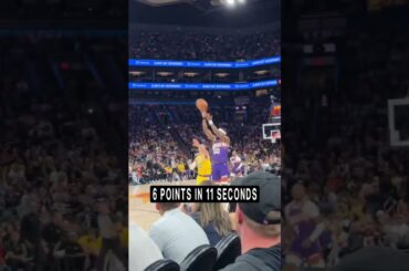 6 POINTS IN 11 SECONDS 🔥 #shorts | Phoenix Suns