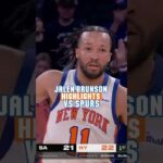 BRUNSON BURNER IN ACTION #nyknicks #nba