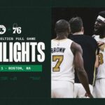 Neemias Queta leads the Boston Celtics to 114-98 win over Philadelphia 76ers | Extended Highlights