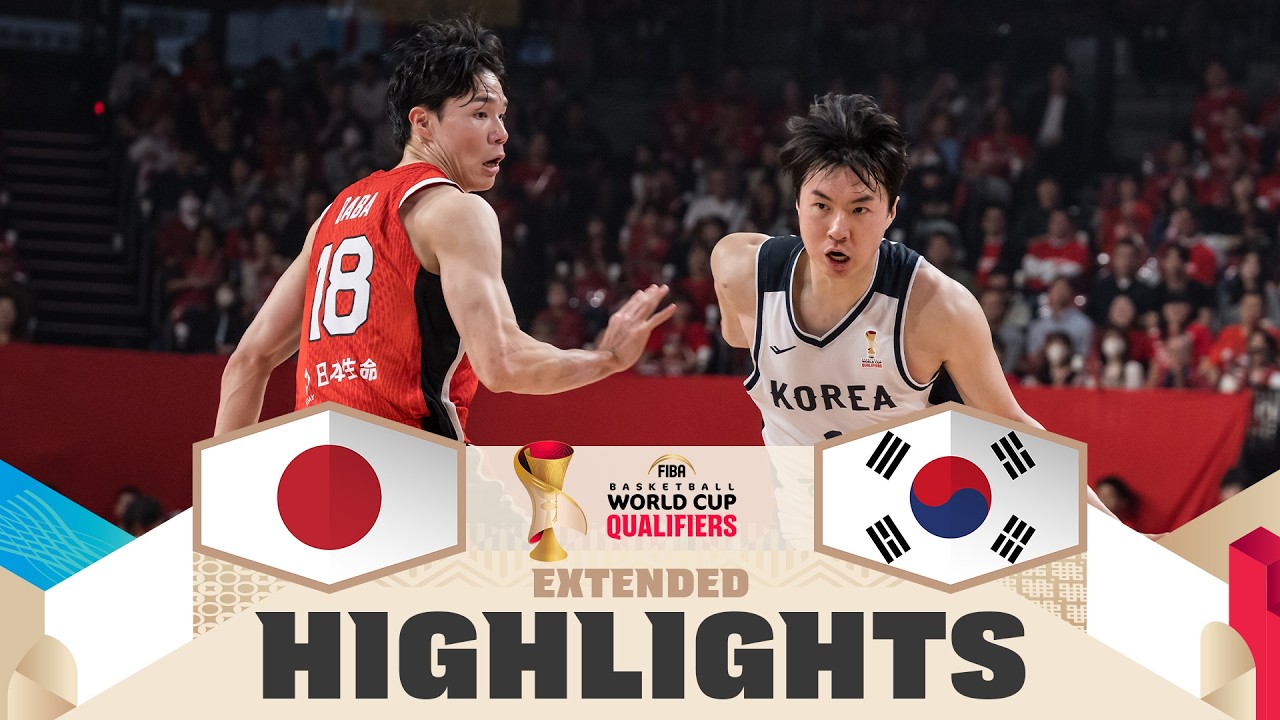 Japan 🇯🇵 v Korea 🇰🇷 | Extended Highlights | FIBA Basketball World Cup 2027 Asian Qualifiers