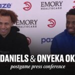 Hawks vs. Trail Blazers Postgame Press Conference: Dyson Daniels & Onyeka Okongwu