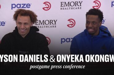 Hawks vs. Trail Blazers Postgame Press Conference: Dyson Daniels & Onyeka Okongwu