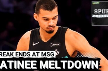 SPURS POSTCAST: 11-Game Win Streak OVER as Brunson, Knicks Dominate Wembanyama, Spurs