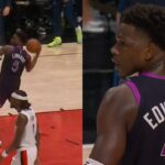 Anthony Edwards fined $25,000 after full court shot hits security guard 😬