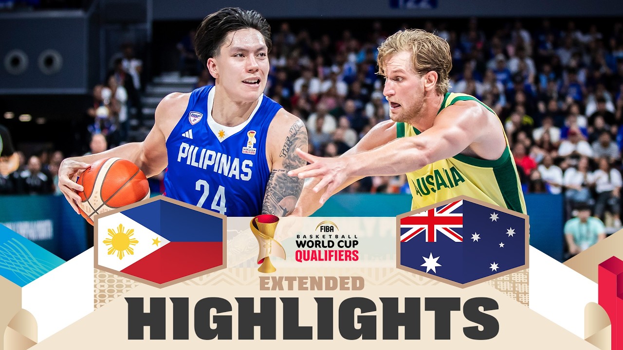 Philippines 🇵🇭 v Australia 🇦🇺 | Extended Highlights | FIBA Basketball World Cup 2027 Asian Qualif.