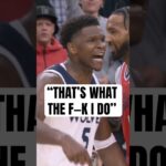 Ant talking to his HC after a clutch 3 🗣️