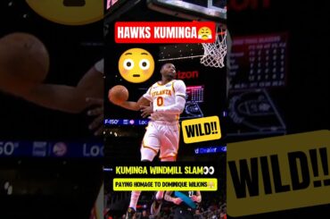 Hawks Kuminga doing WINDMILL SLAMS😭