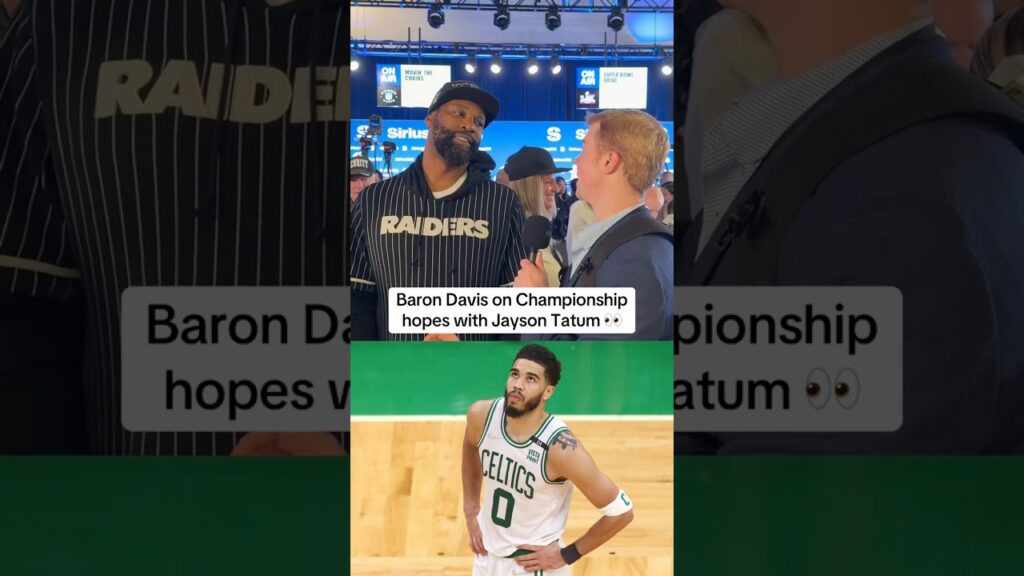 Baron Davis on Celtics championship hopes with Jayson Tatum 🏀 #shorts