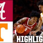 Alabama Crimson Tide vs. Tennessee Volunteers | Full Game Highlights | ESPN College Basketball