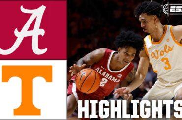 Alabama Crimson Tide vs. Tennessee Volunteers | Full Game Highlights | ESPN College Basketball