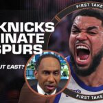 Stephen A. on the Knicks' win vs. Spurs: ‘THEY RAN THEM OUT THE BUILDING!’ | First Take
