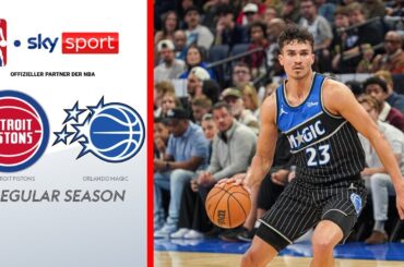 Gala von EM-Held reicht nicht | Detroit Pistons @ Orlando Magic | NBA Highlights