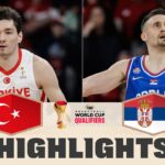 Türkiye 🇹🇷 v Serbia 🇷🇸 | Highlights | FIBA Basketball World Cup 2027 European Qualifiers