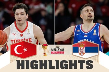Türkiye 🇹🇷 v Serbia 🇷🇸 | Highlights | FIBA Basketball World Cup 2027 European Qualifiers