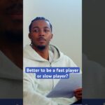 Is it better to be a fast player or a slow player? #pelicans #nba #shorts