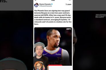 Phoenix Suns Sign Jamaree Bouyea To Standard Contract CJ Huntley Signs Two-Way Deal