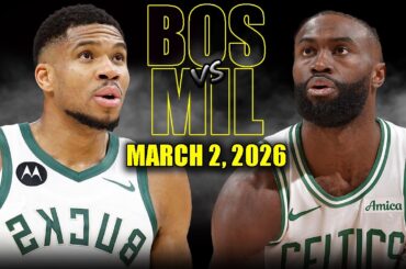 Boston Celtics vs Milwaukee Bucks Full Game Highlights – March 2, 2026 | NBA Season
