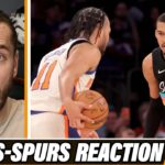 Knicks DOMINANT win vs. Spurs shows elite upside | NBA Reaction