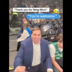 Mavs fan thanked Patrick Dumont for firing former GM Nico Harrison 😅 (via @Shaan.noorani/IG)