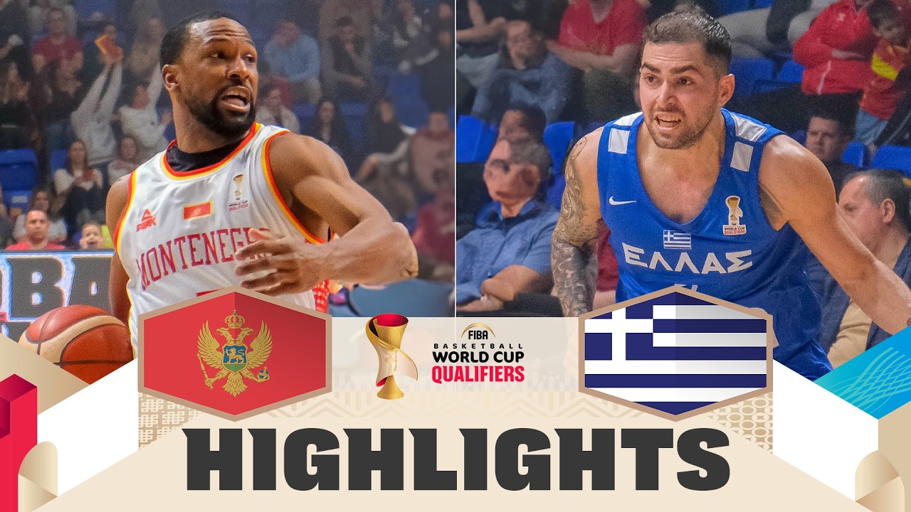 Montenegro 🇲🇪 v Greece 🇬🇷 | Highlights | FIBA Basketball World Cup 2027 European Qualifiers