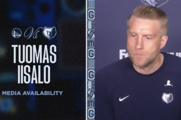 Tuomas Iisalo Press Conference | Grizzlies vs. Warriors