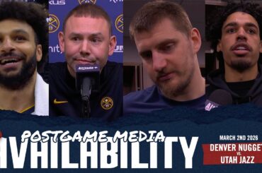 ALL Denver Nuggets Postgame Media vs. UTA 🎙️