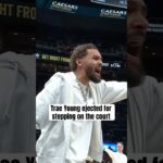 Trae ejected before he's played a game 😅