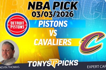 Detroit Pistons vs Cleveland Cavaliers 3/3/26 NBA Betting Tips