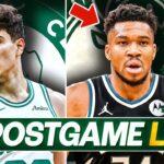 LIVE Garden Report: Celtics vs Bucks Postgame Show on CLNS Media | Hugo Gonzalez Has Career Night