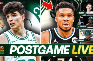 LIVE Garden Report: Celtics vs Bucks Postgame Show on CLNS Media | Hugo Gonzalez Has Career Night